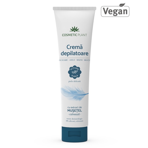 Crema depilatoare cu extract de musetel (pentru piele sensibila) Cosmetic Plant – 150 ml COSMETIC PLANT Cosmetice & Uleiuri Cosmetice